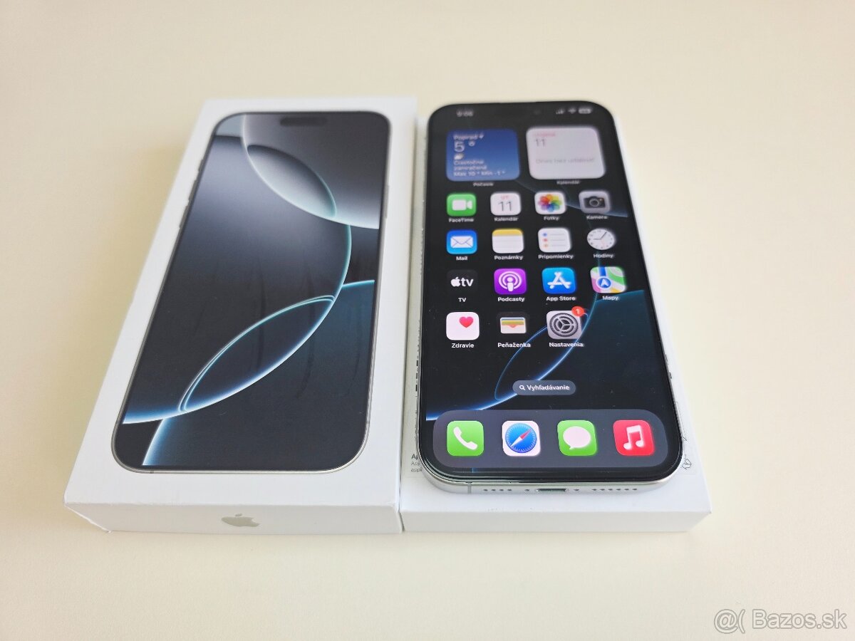 Apple iPhone 16 Pro Max 256GB WHITE ,Záruka - 10