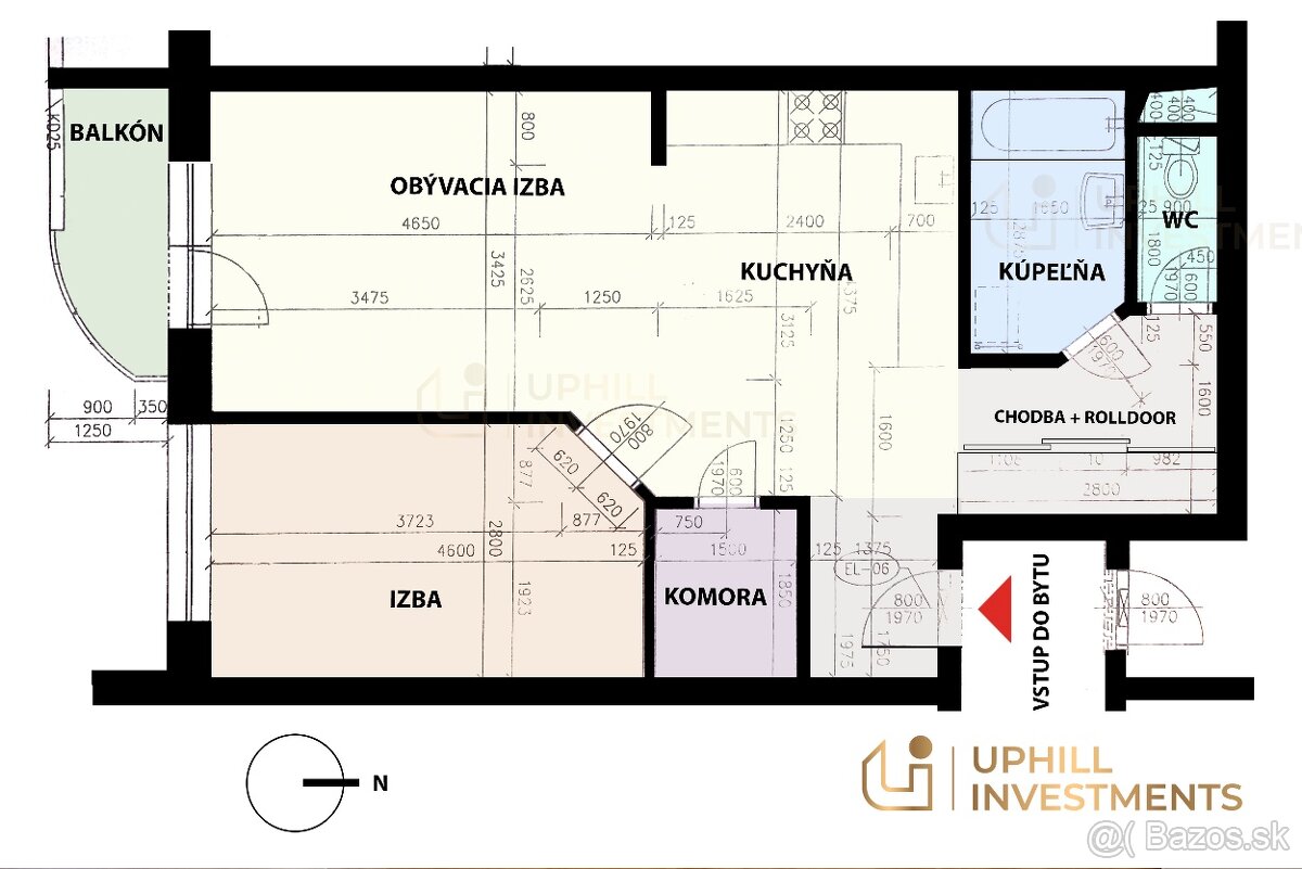 2 izbový byt v novostavbe, 60m2, Šustekova, BA - Petržalka - 10