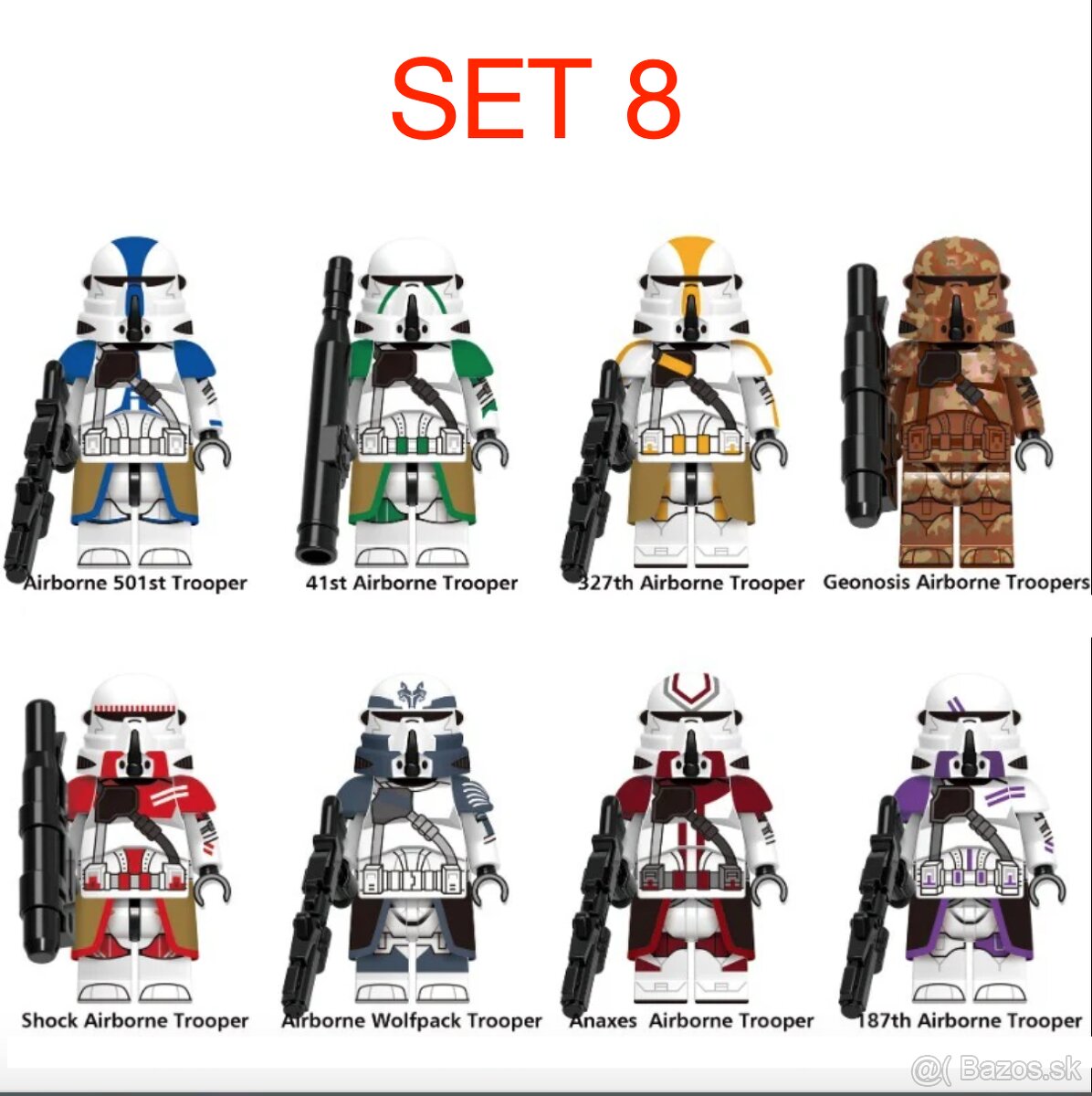 Rôzne figúrky Star Wars 5 (8ks) - typ lego - nové - 10