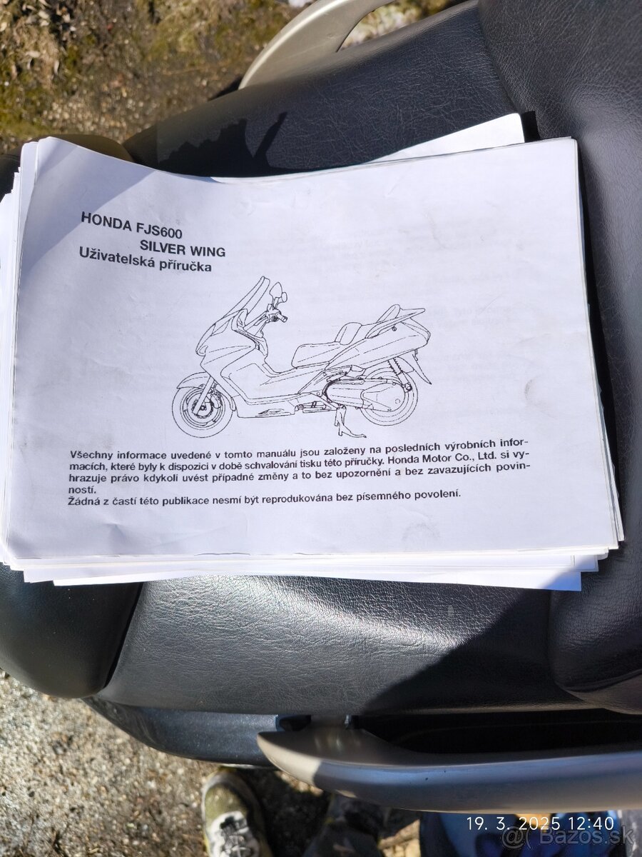 HONDA SILVER WING 600 - 10