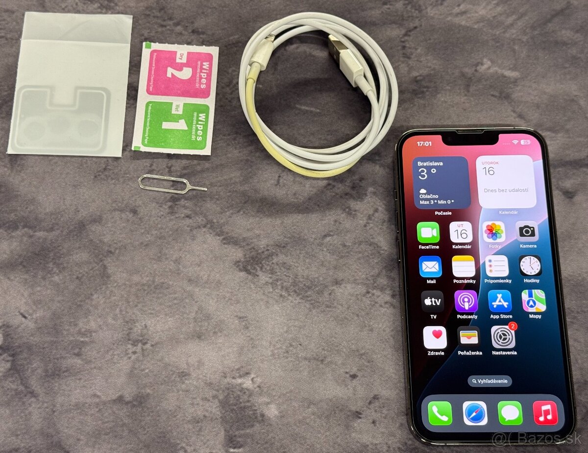 Apple iPhone 13 Pro 128 GB Graphite / nová Apple batéria - 10