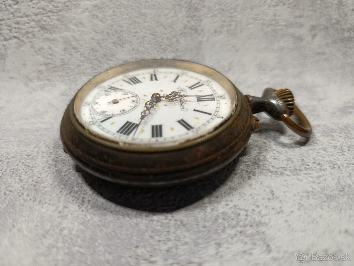 Obrovské 67mm, 200g kapesní hodinky REGULATEUR na díly - 10