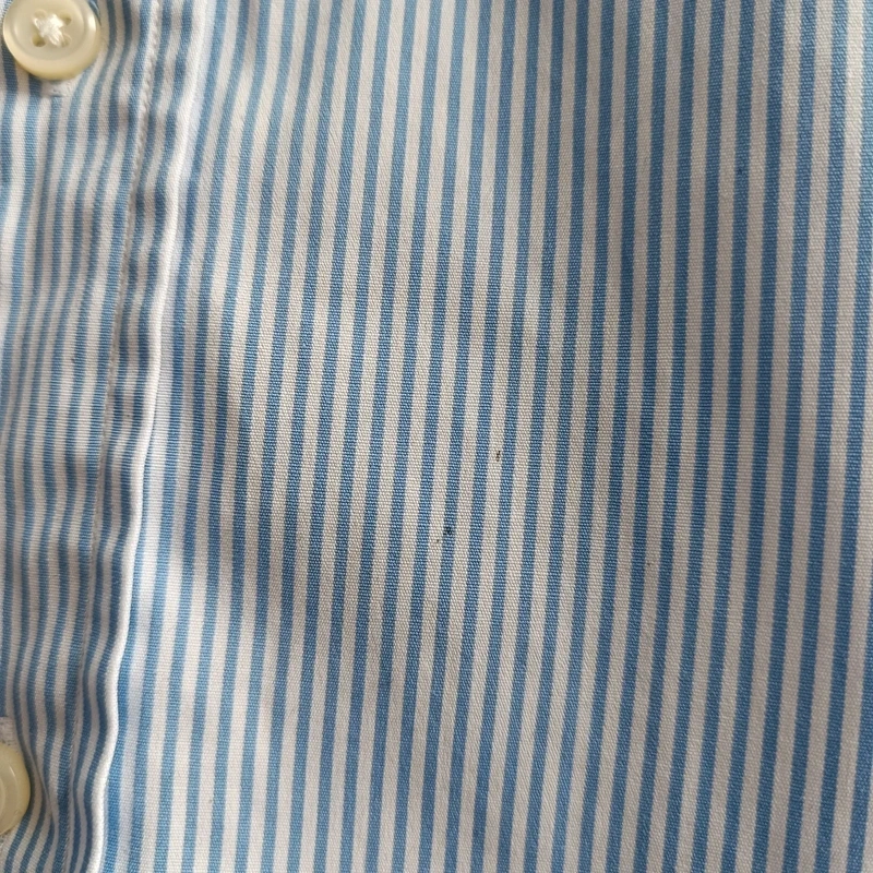 POLO Ralph Lauren modrá pruhovaná košeľa s dlhým rukávom XXL - 10