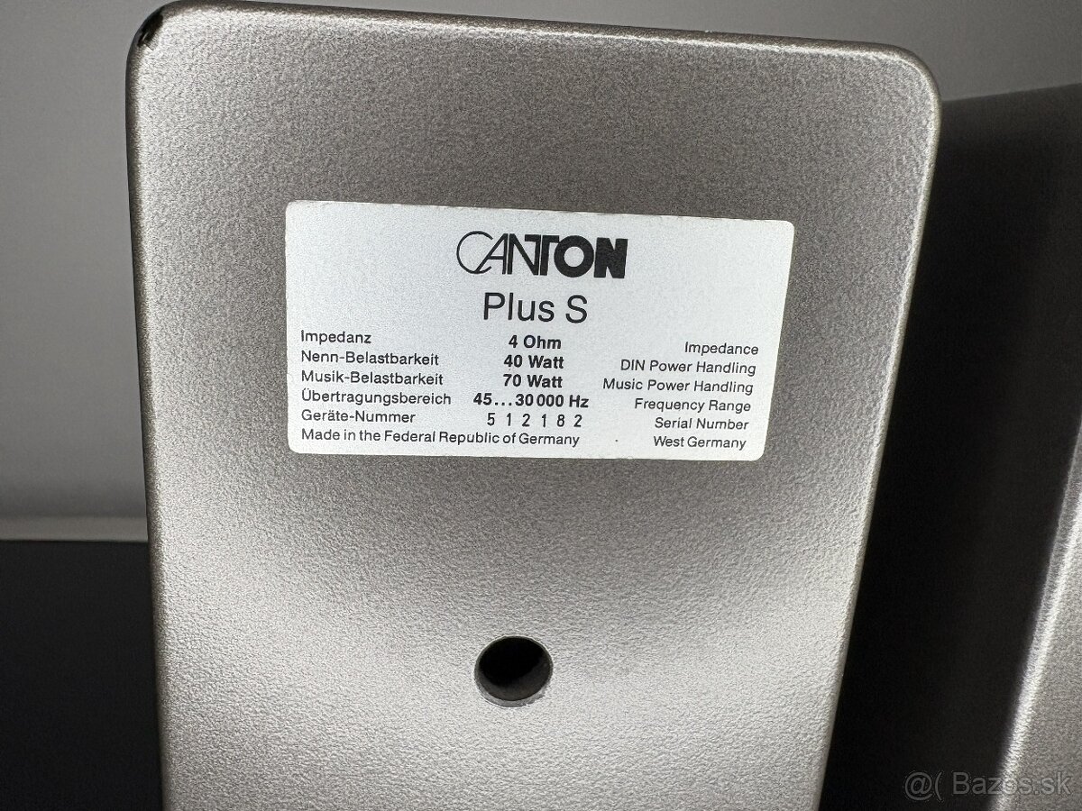 Canton Plus S, Canton Quinto 510, 530, Technics - 10