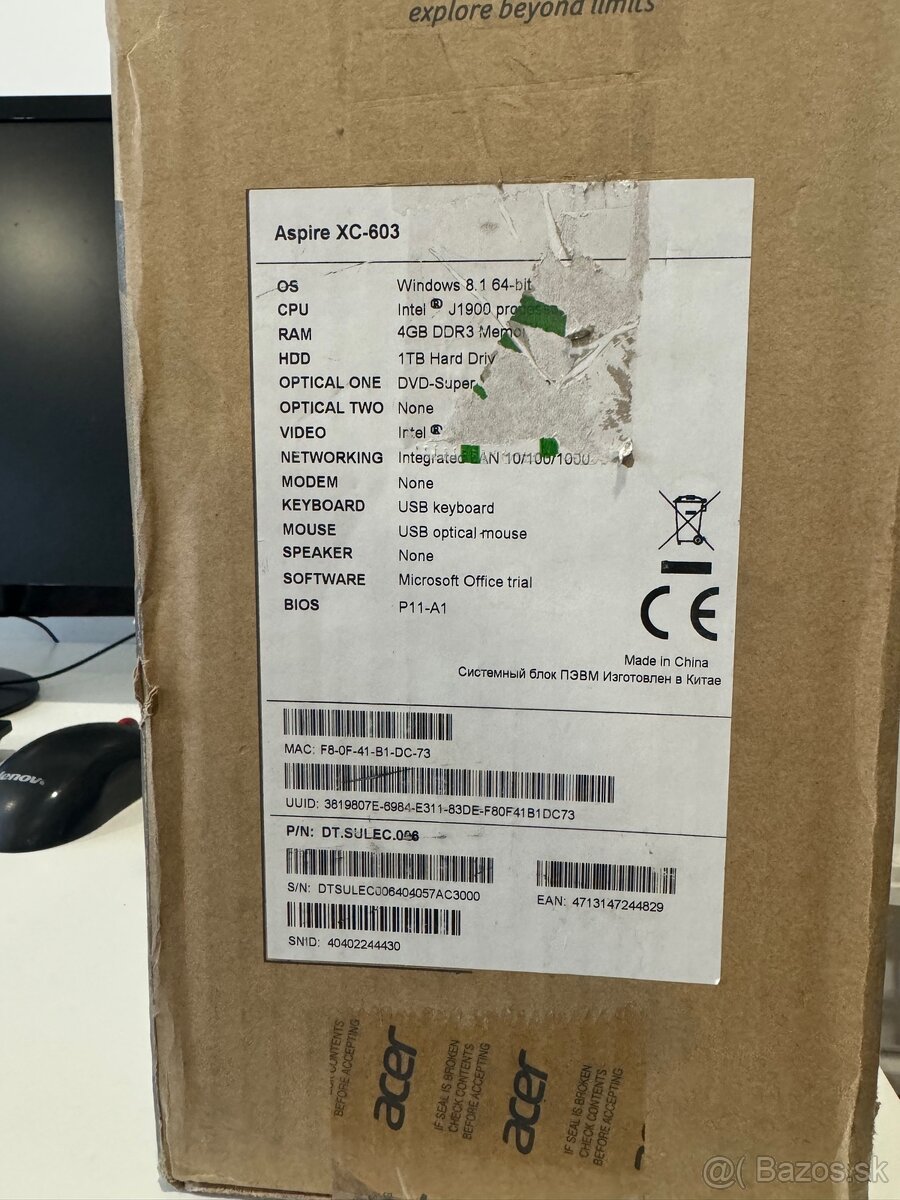 Nové PC Acer Aspire XC-603 v krabici - 10