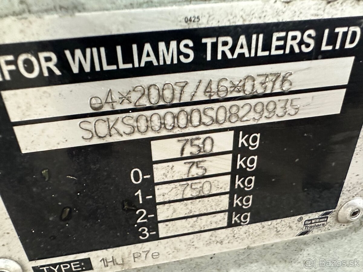 IFOR WILLIAMS na prepravu oviec VIN 935 - 10