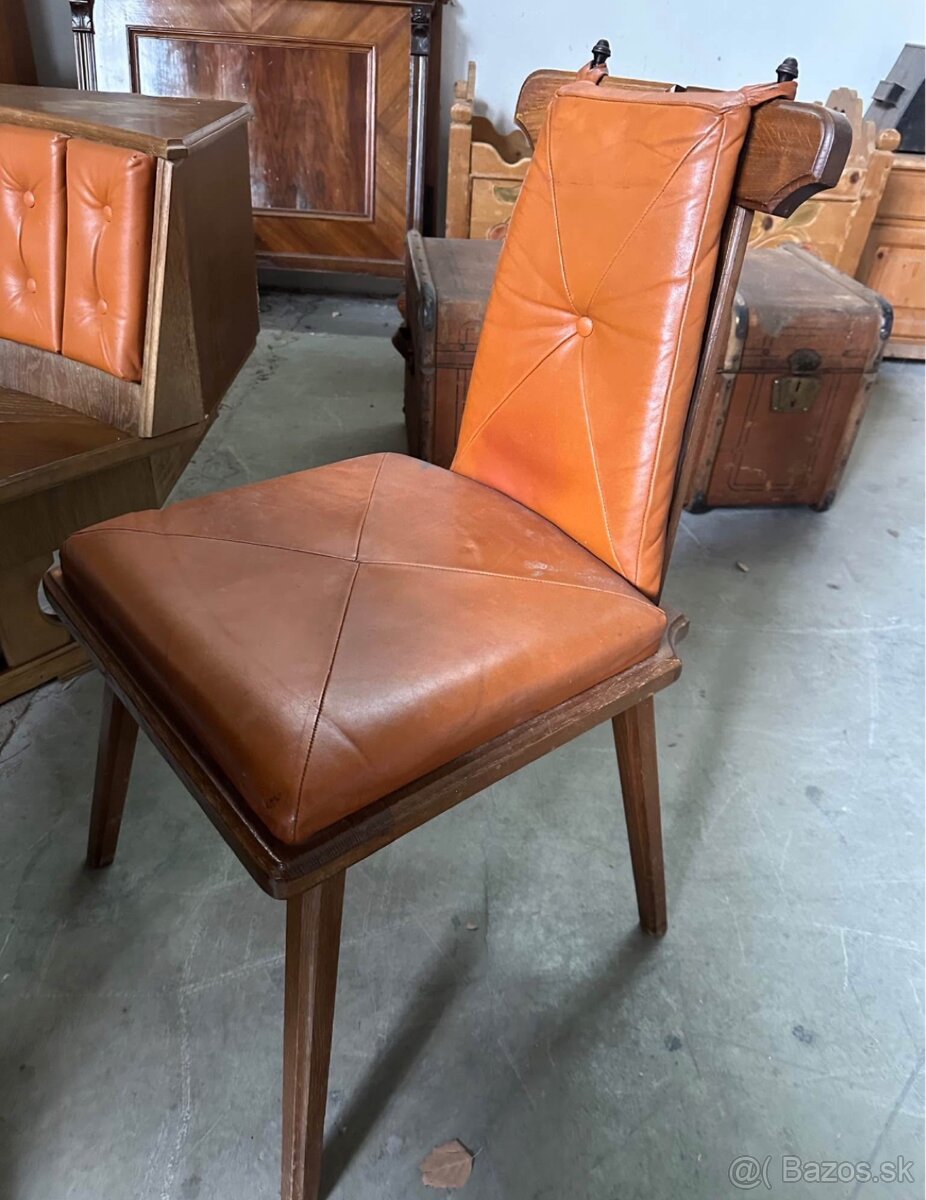 Štýlová Rohová drevená lavica - 10