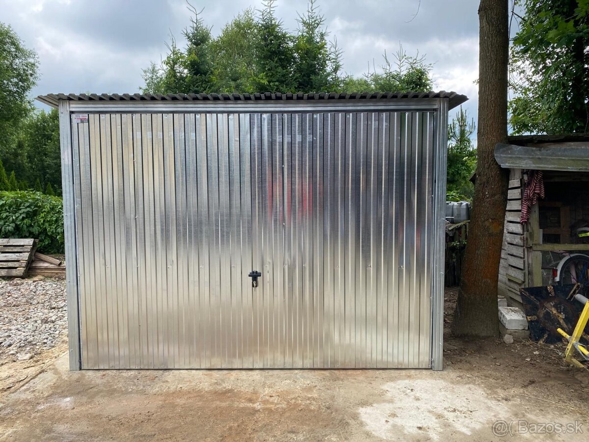 Plechová garáž VÝROBCOVIA DOPRAVA montáž grátis PO SLOVENSKU - 10
