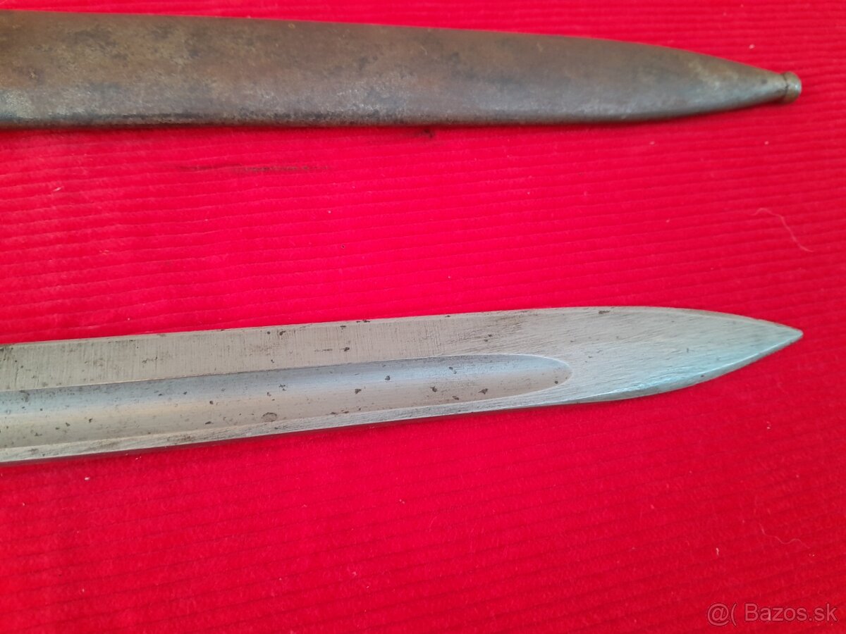 Bodák Mannlicher 1895 poddôstojník ČSR,bodák pre mužstvo. - 10