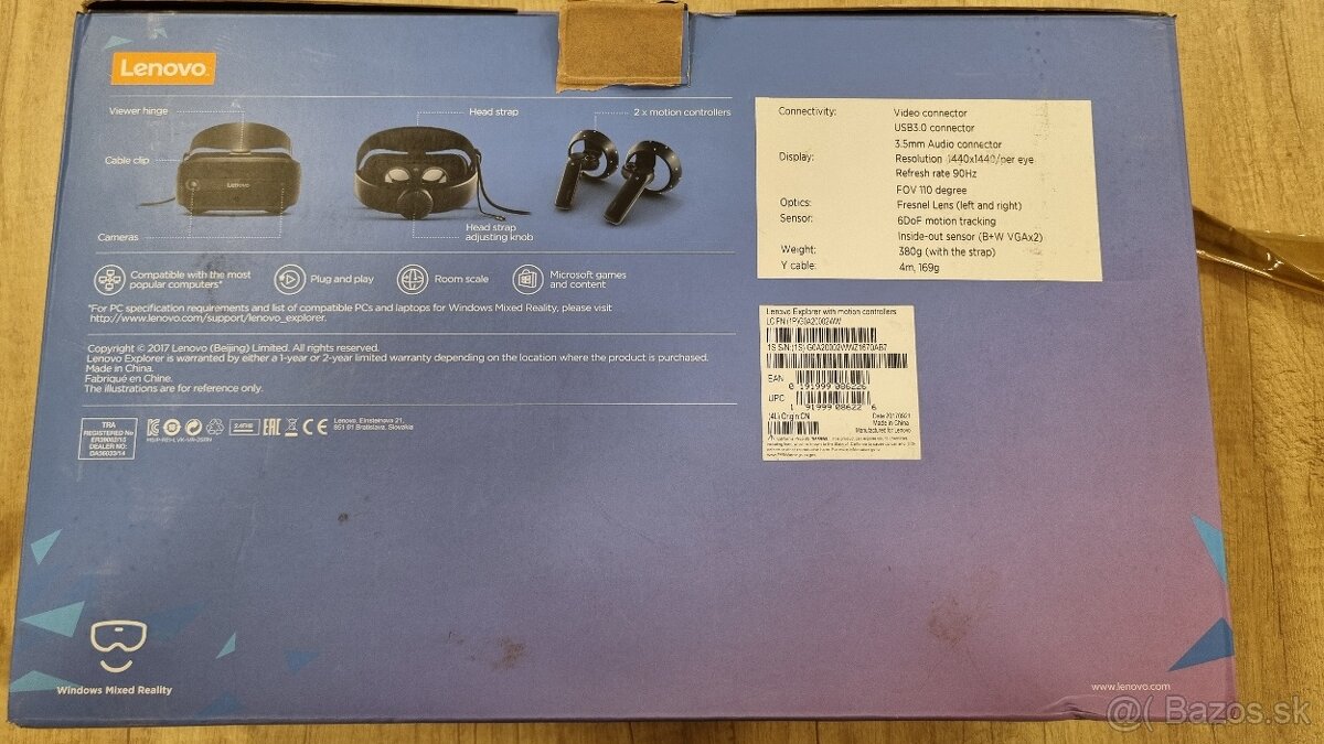 VR headset - okuliare na VR Lenovo Explorer - 10