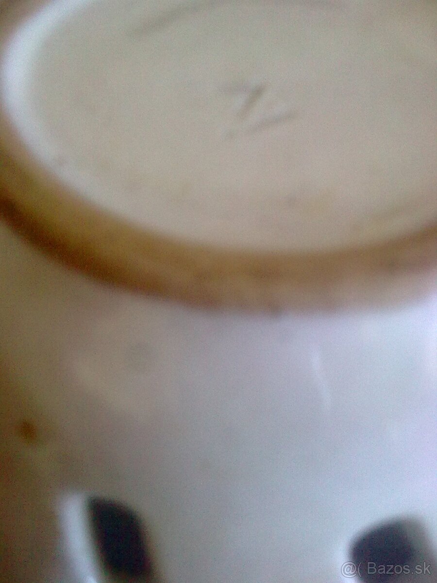 taniere porcelánové, miska a šálka - 10