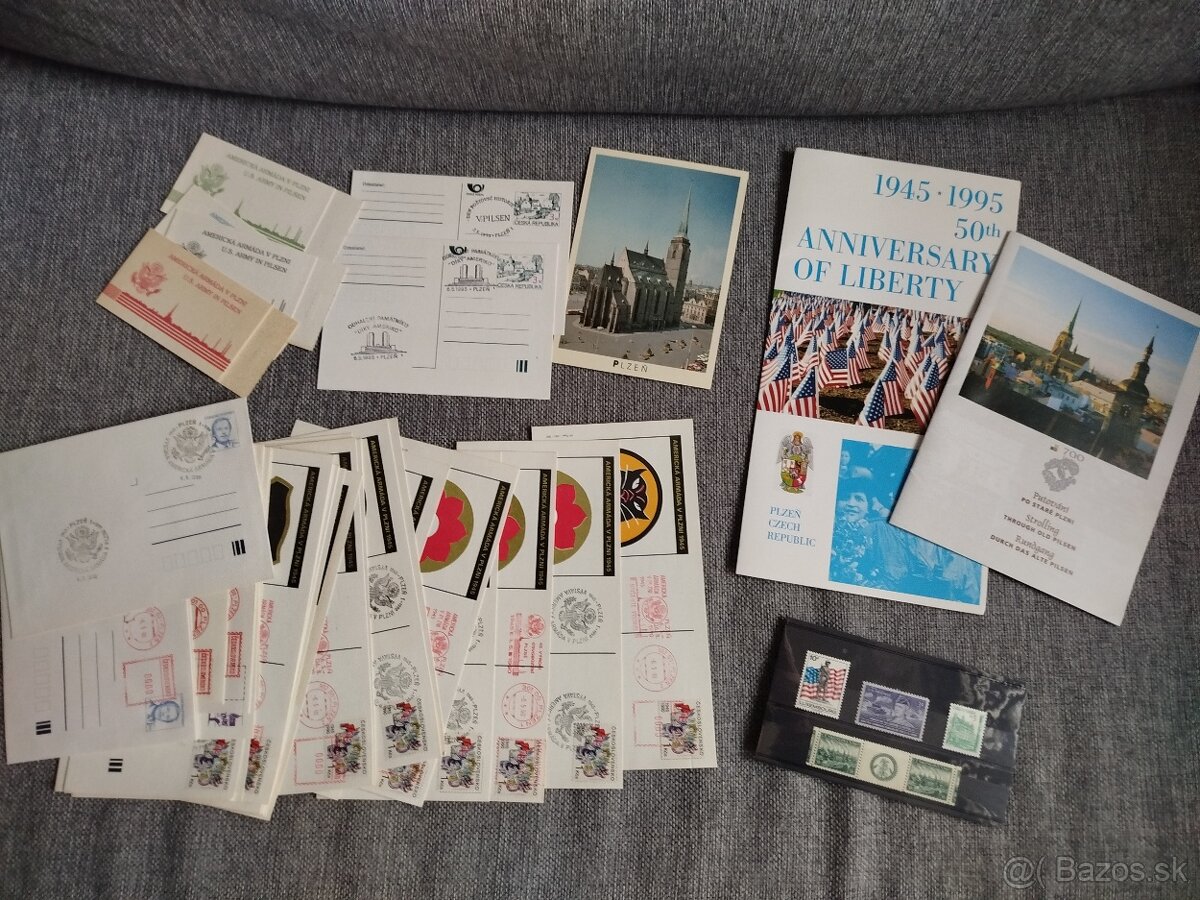 zostava filatelistického materiálu - 10