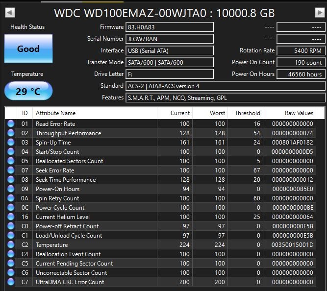 WD Elements Desktop 10TB USB3 + Seagate One Touch 5TB USB3 - 10