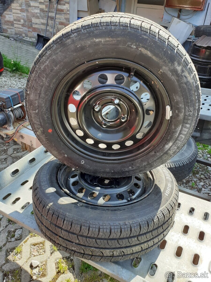 Predám 2 kusi kolies 175/65 R14 4x100 Renault thalia - 10