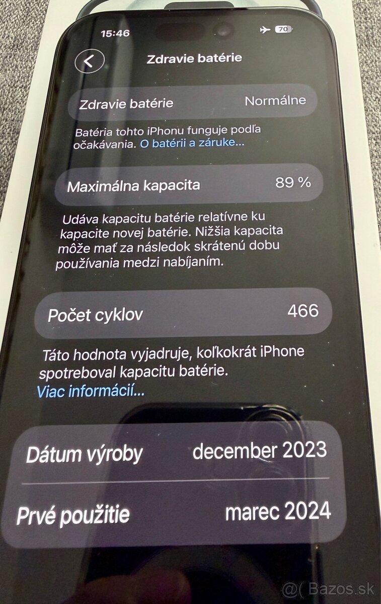 iPhone 15 Black 128 GB - 10