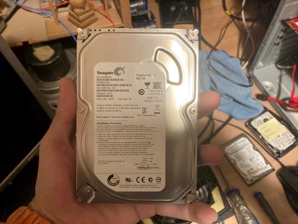 4ks HDD 500GB 160GB - 10