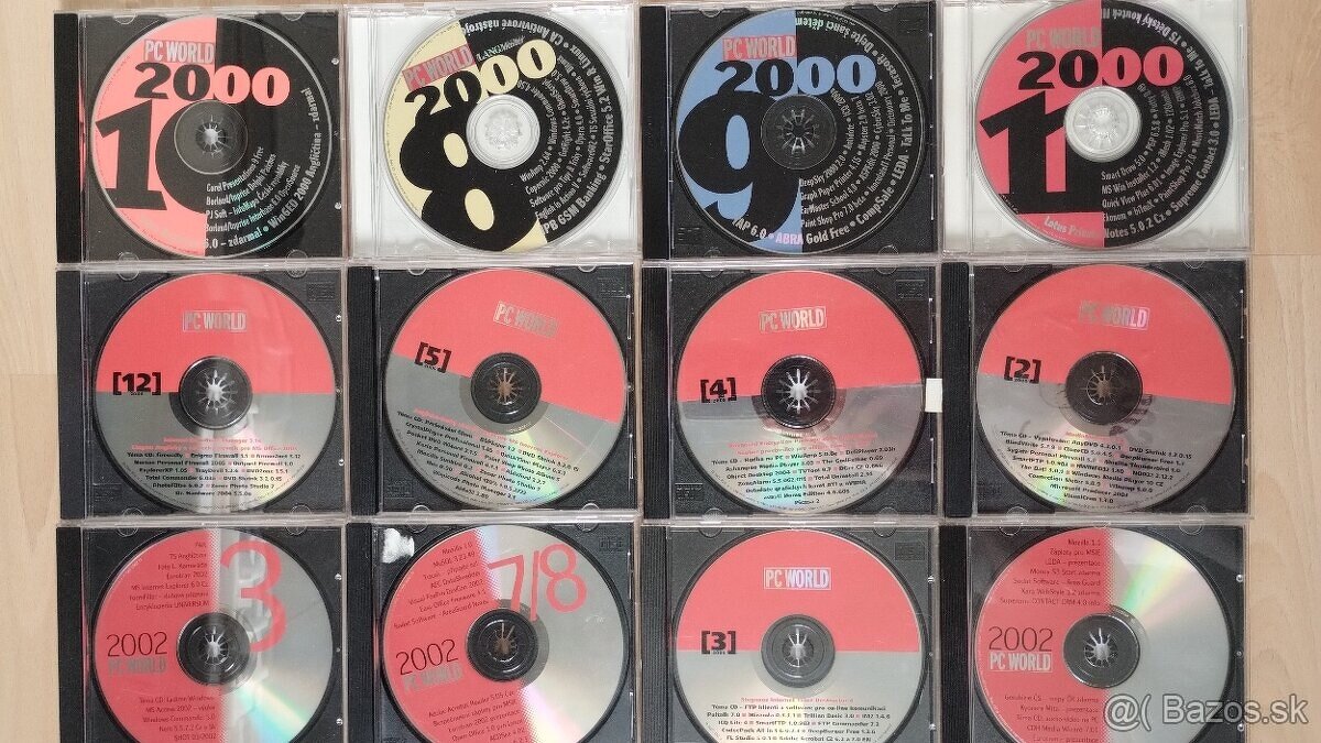 Predám zbierku počítačových CD PC World / Computer /Freesoft - 10