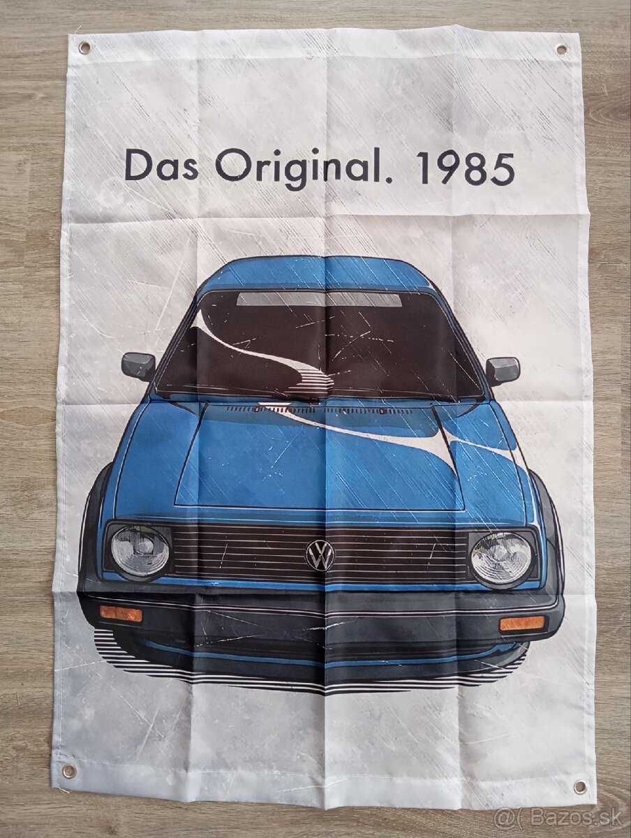 Vlajky VW Golf 1,2,3,GTI,VR6,Hella sport,BBS,R32 - 10