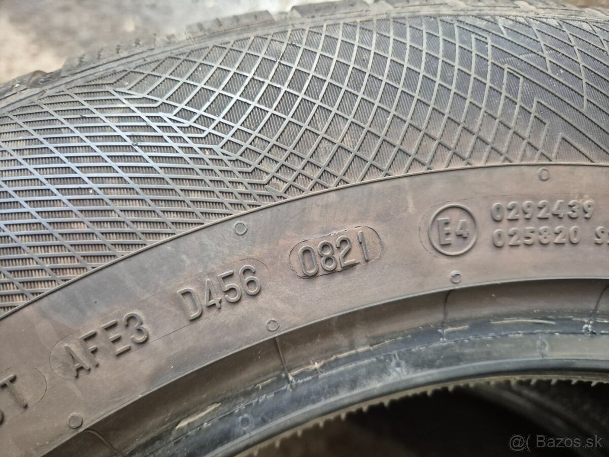 215/65 r17 zimné 4 ks CONTINENTAL dezén 8,3 - 7,2 mm - 10