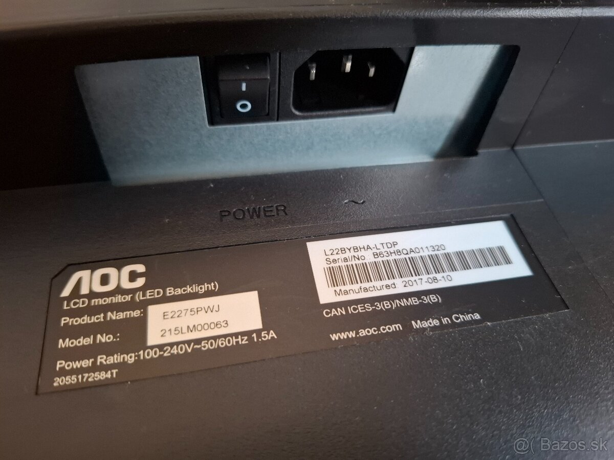 predam monitor AOC E2275PWJ - 10