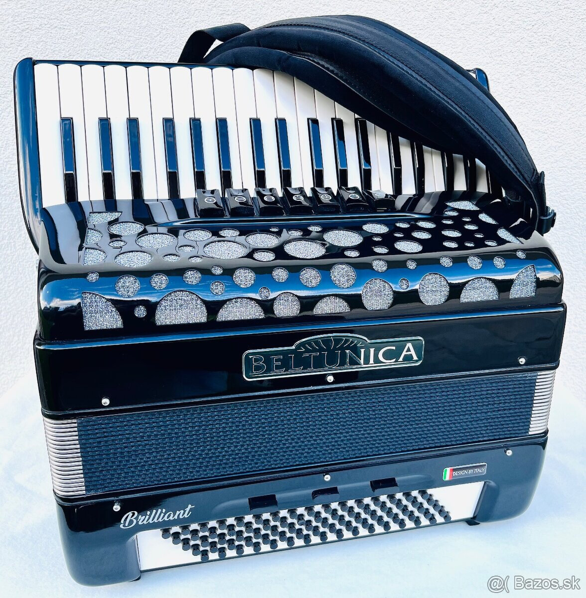 NOVÝ akordeón BELTUNICA BRILLIANT 80 basový- - SILENT KEYS k - 10