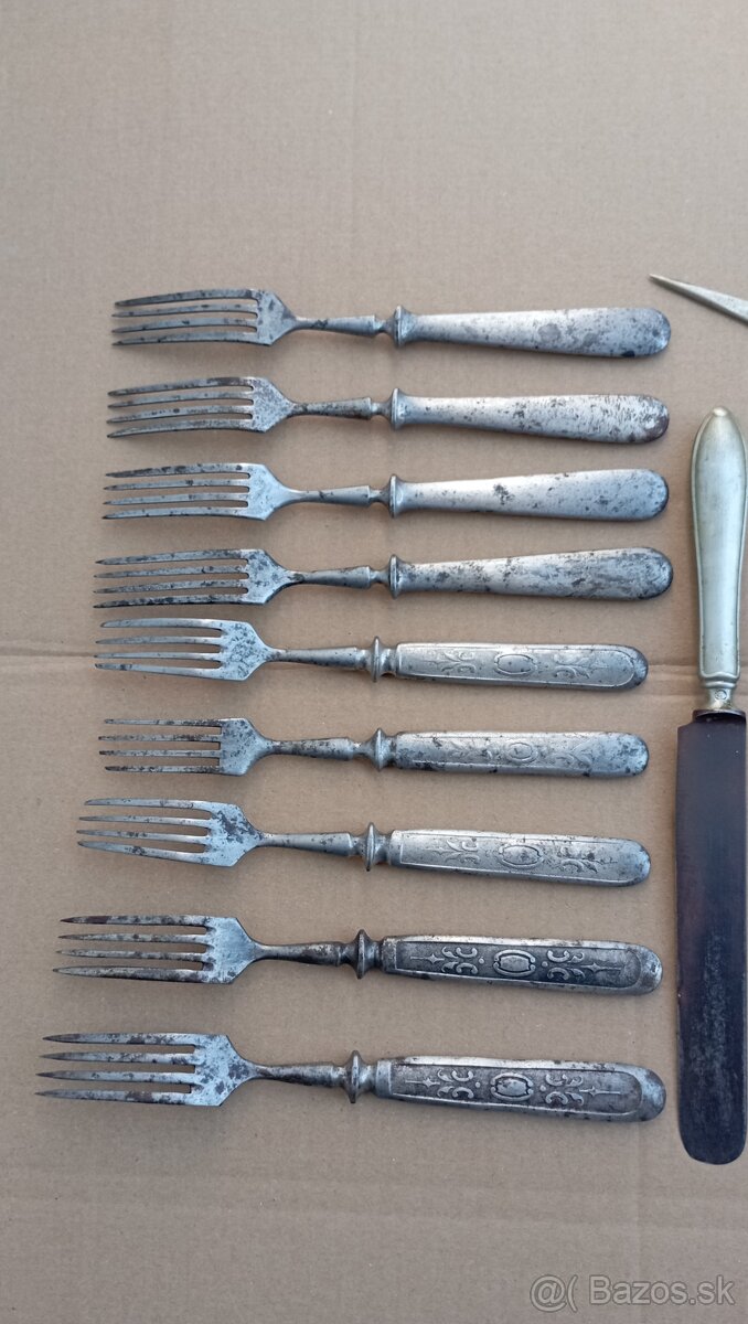 Starožitný príbor... starý - 10