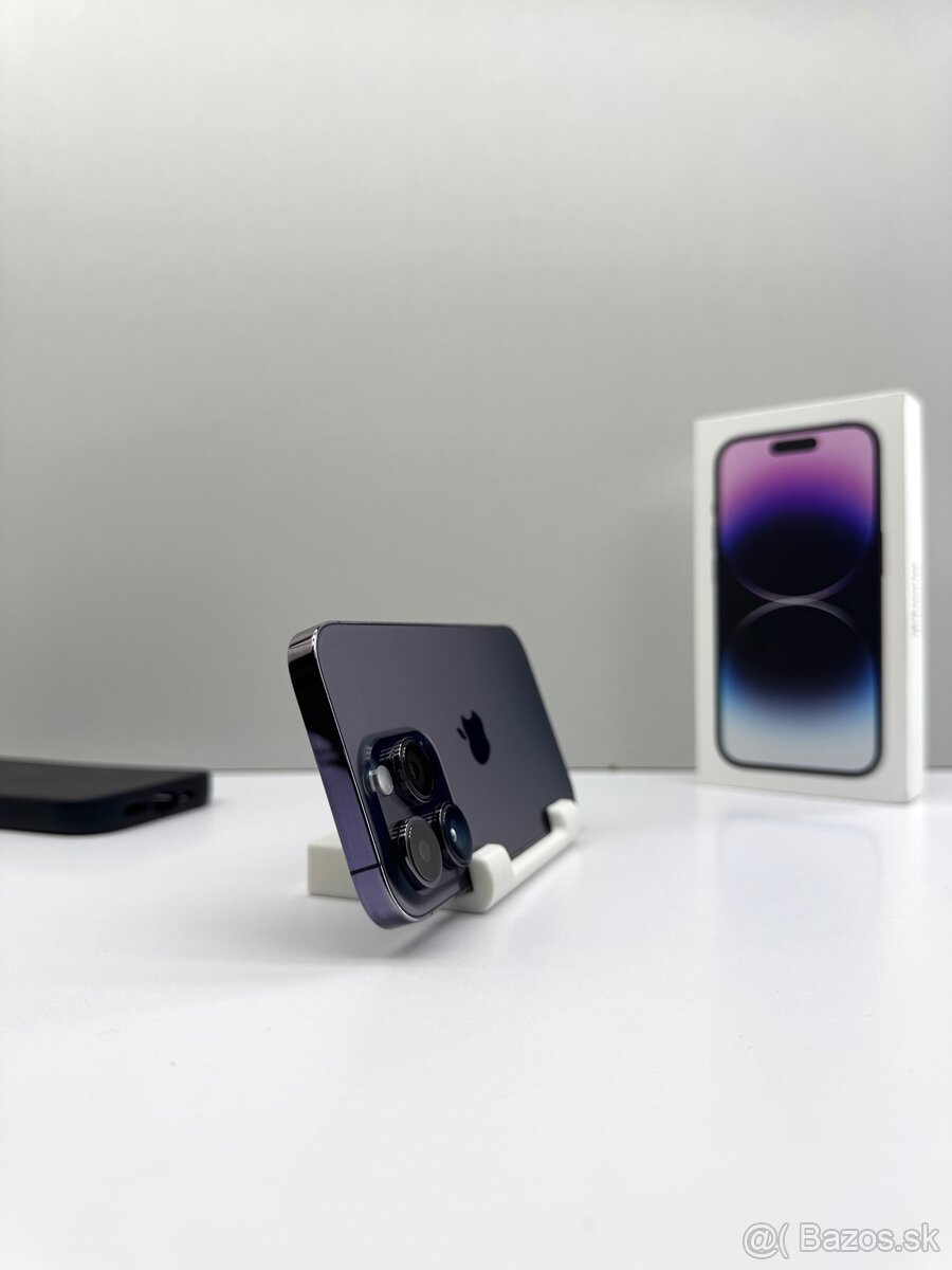 iPhone 14 PRO 256GB DEEP PURPLE TOP STAV ORIGINÁL - 10