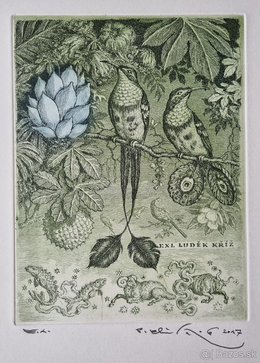 Predám grafické práce Petra Kľúčika a tiež grafiky od iných - 10