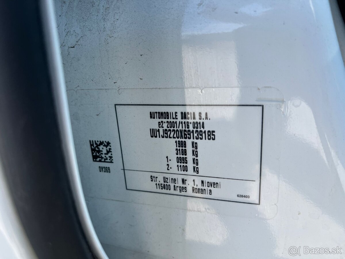 Dacia Lodgy 1.5 dCi - 7 miestne - 10