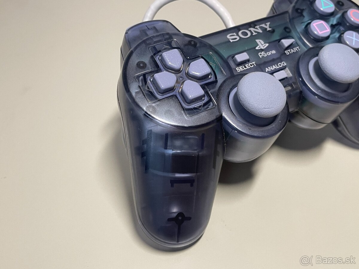 PS One s modchipom + raritný ovládač, memory karta - 10