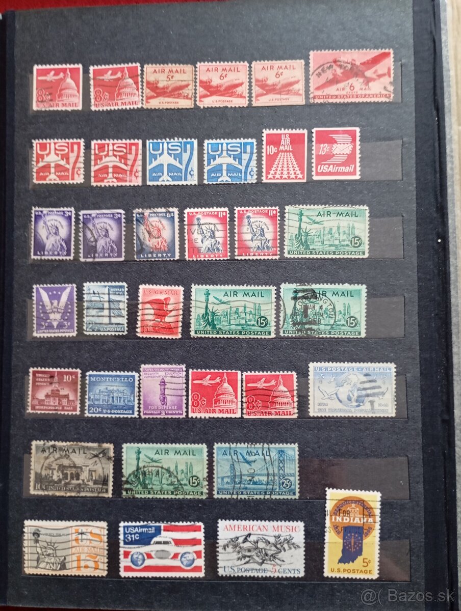 Album známok USA - 10