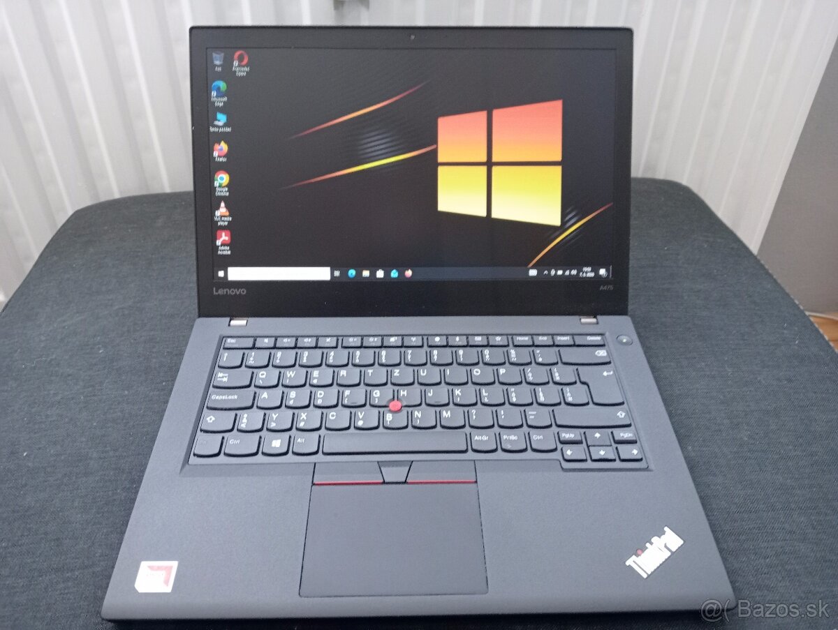 Lenovo thinkpad a475 , 4-jadrový procesor AMD ,16gb ram ,ssd - 10
