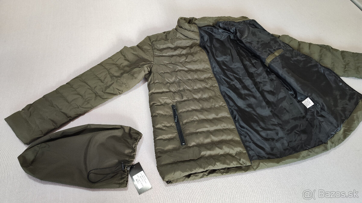 Khaki tenká bunda - 10