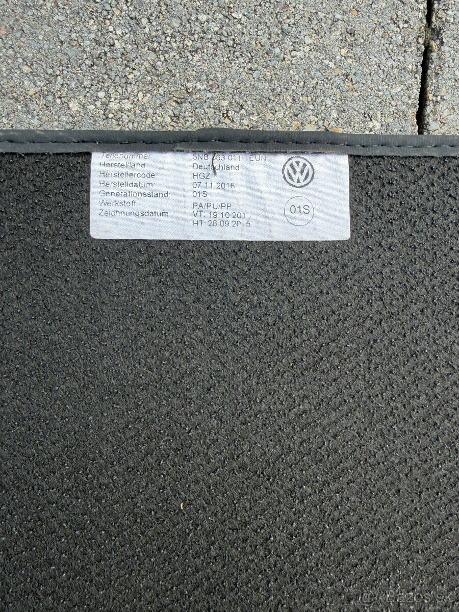 Originálne textilné koberce VW Tiguan II (2016 – 2024) - 10