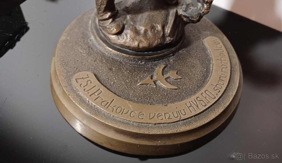 Socha zlievač bronz - 10