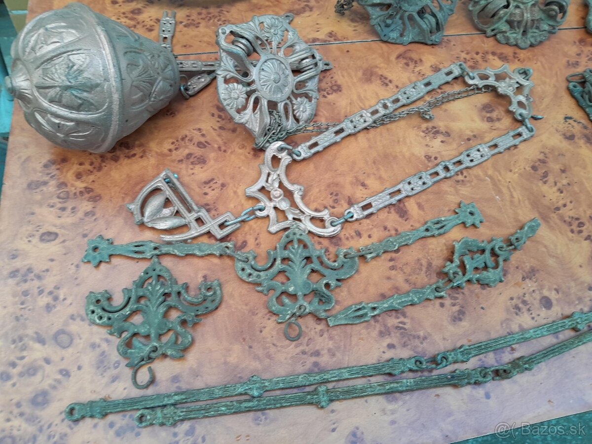 Liatinový petrolejový luster. - 10