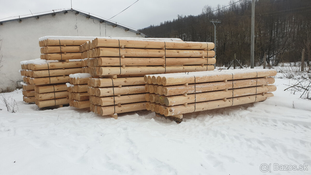 Zruby - Drevostavby - Kalibrovaná guľatina - 10