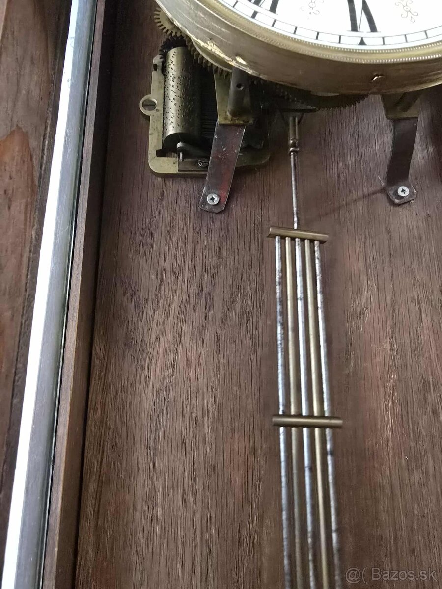 Starozitne nástenné hodiny s melódiou - 10