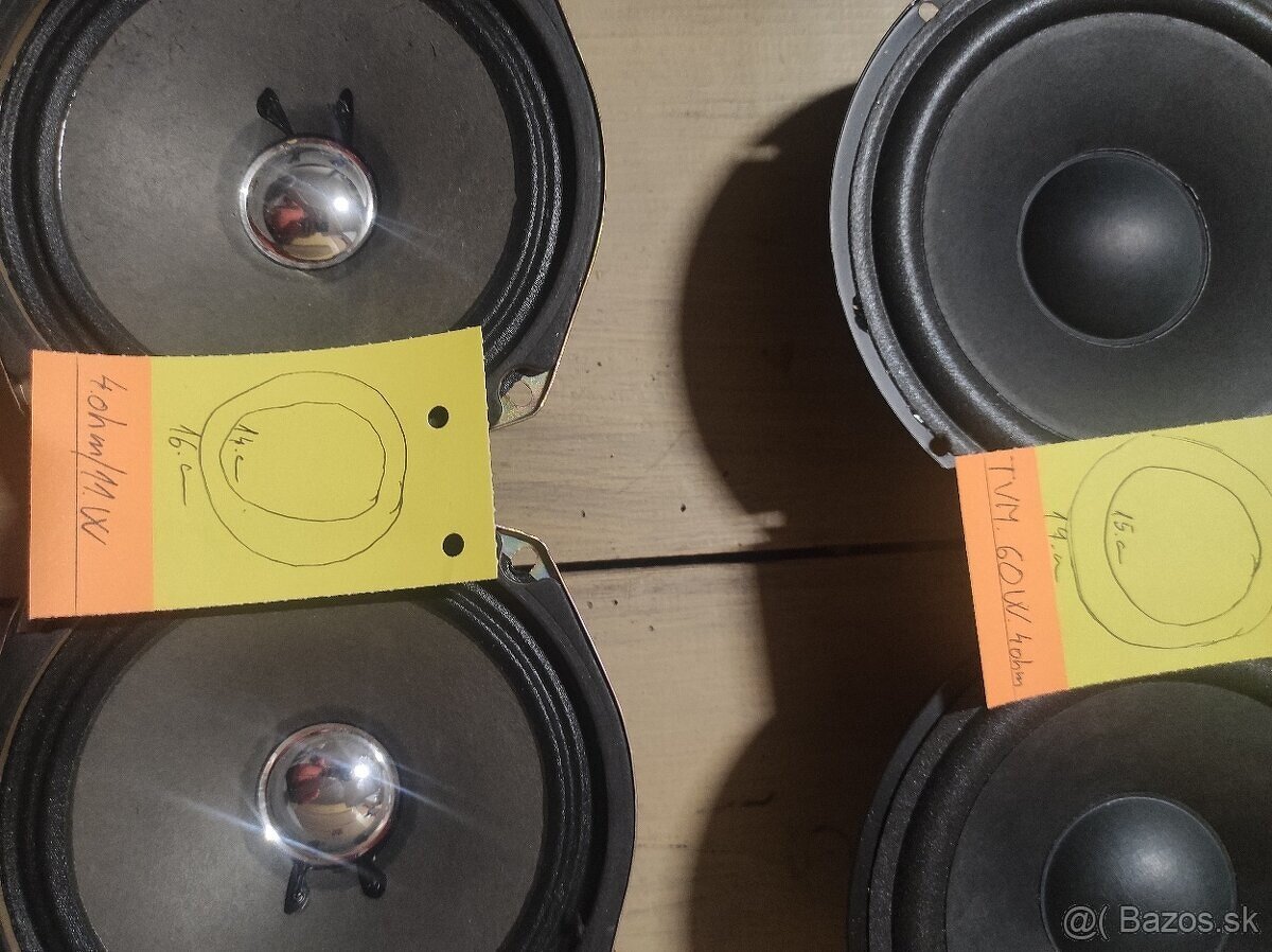 Predám rôzne reproduktory - - 10