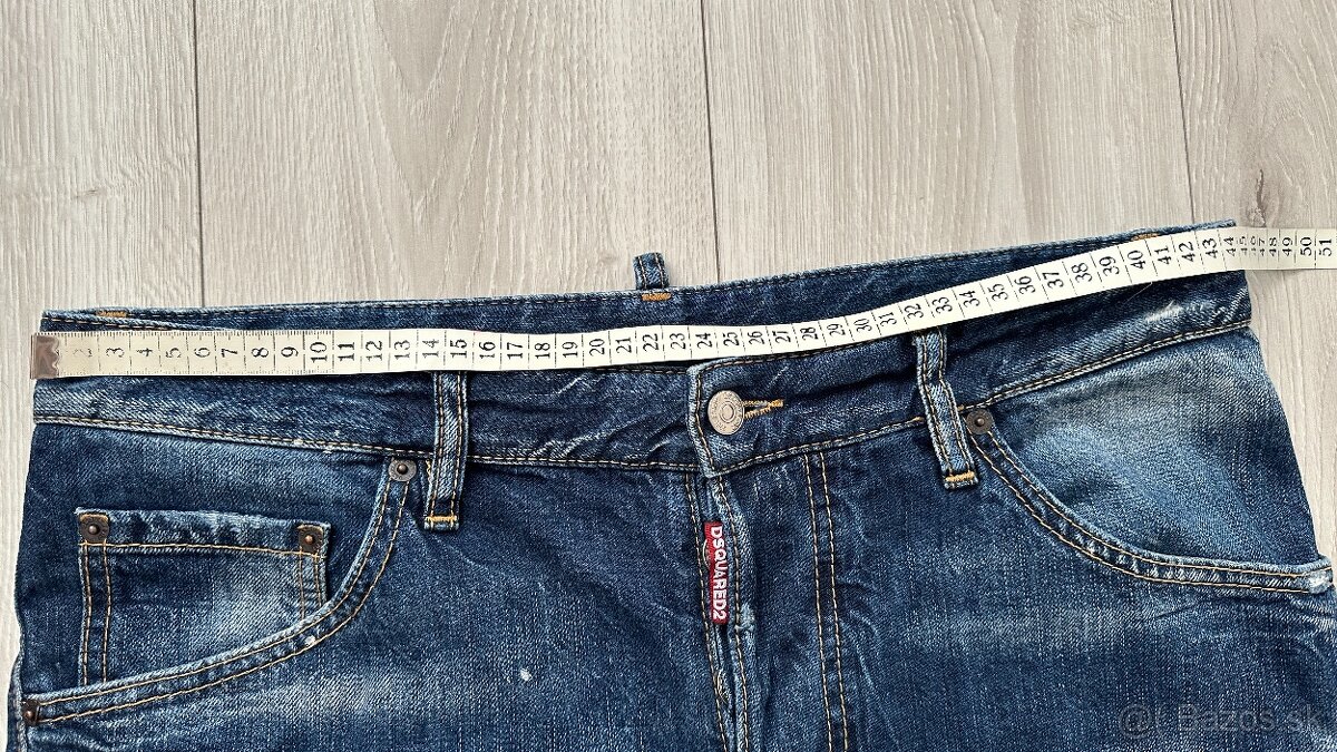 Pánske štýlové džínsy DSQARED2 - veľkosť48 - 33/31 - 10