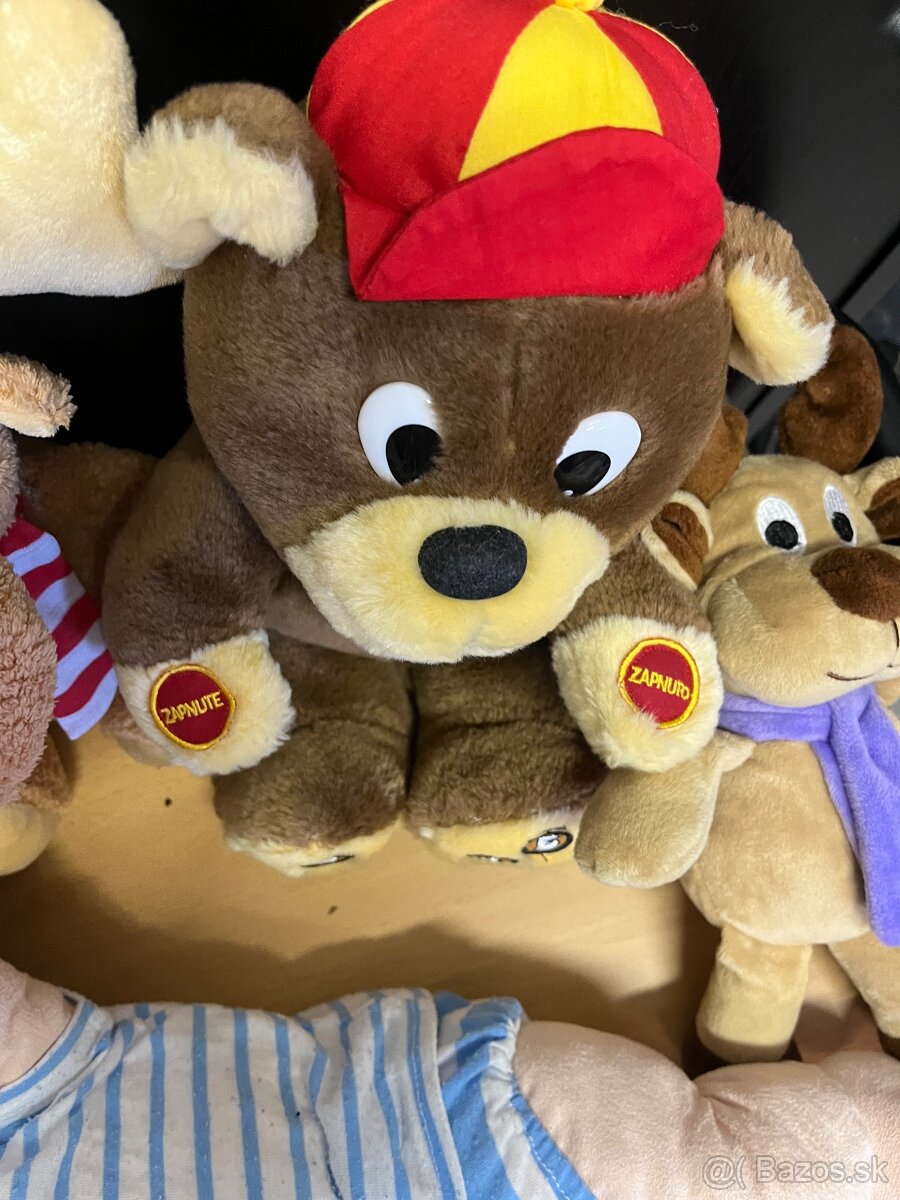 Plyšové postavičky-macko, sob, lev a iné - 10