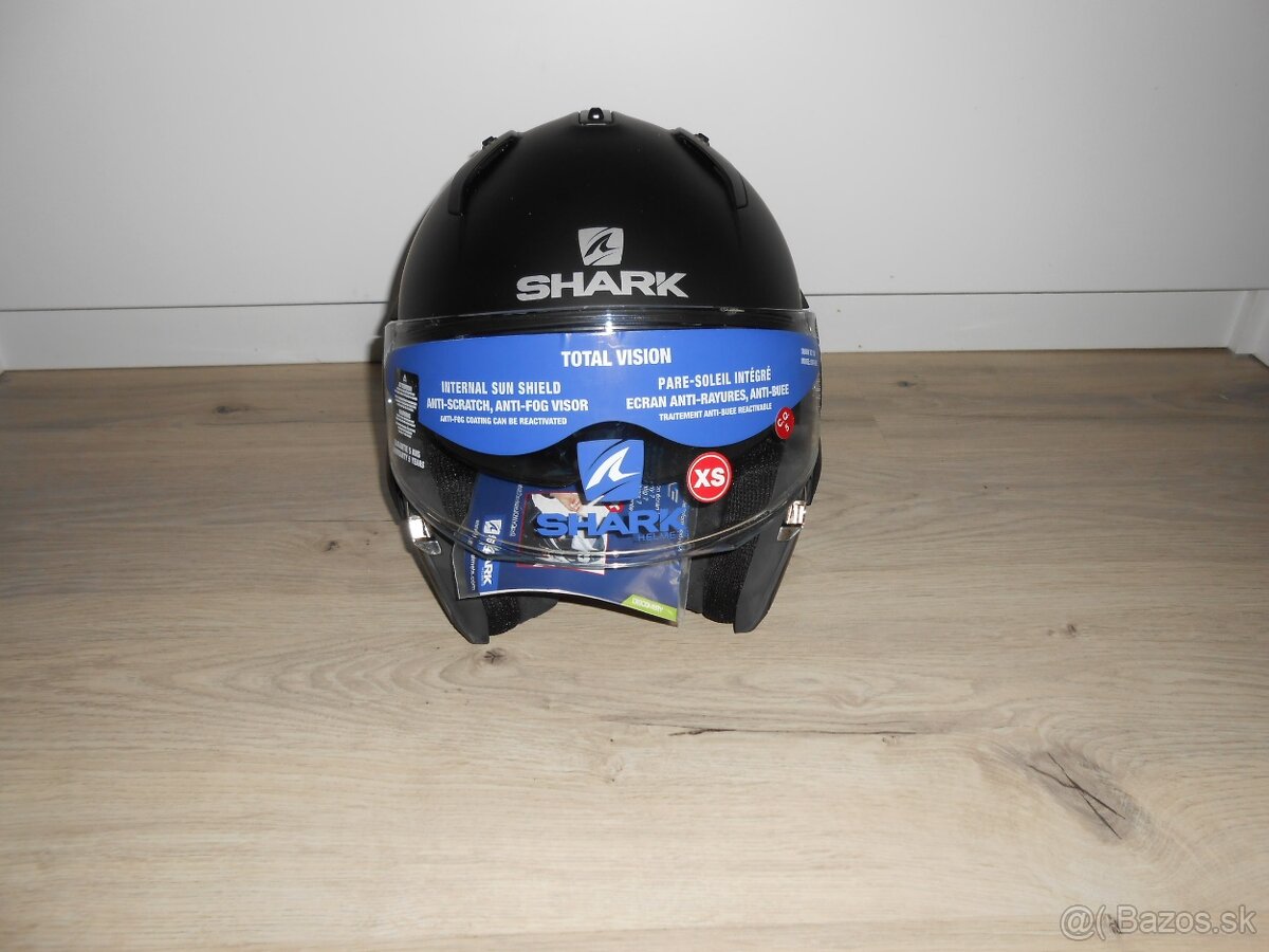 Predam krasnu novu moto prilbu znacky SHARK EVO GT BLANK MAT - 10