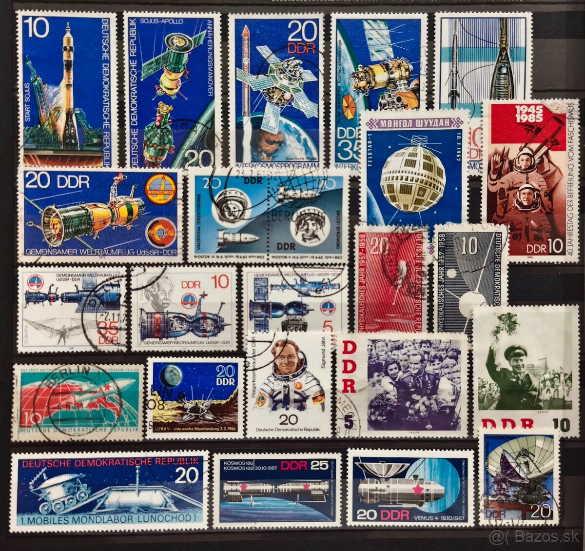 Známky kozmos - 10