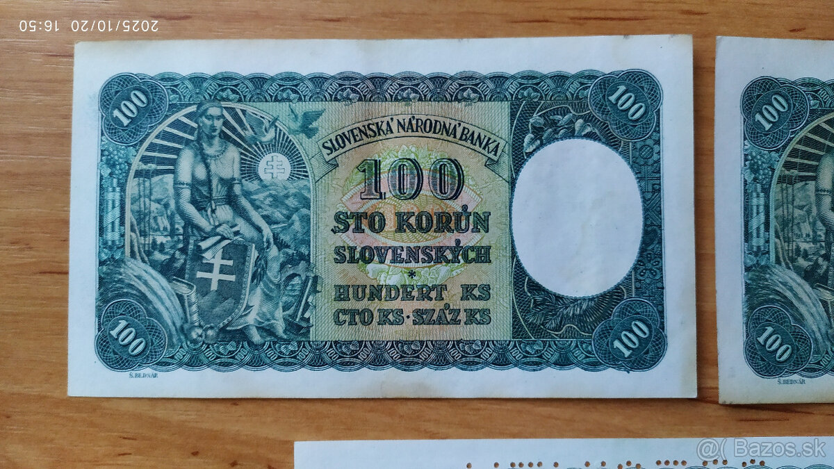 Slovenský štát 100 Ks - 10