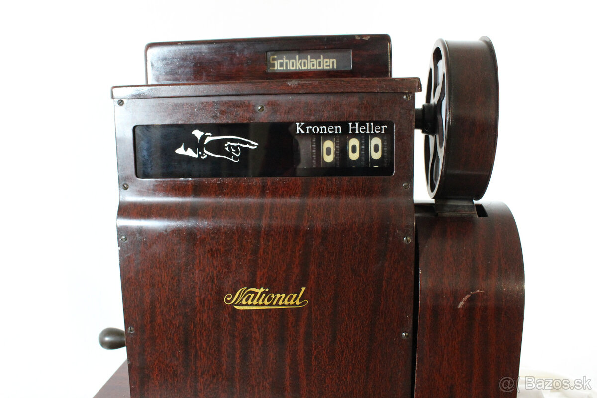 starožitná pokladňa National - 10