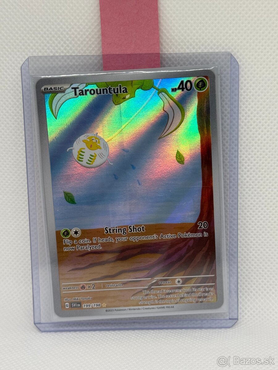Pokémon karta Tarountula 199/198 – EX – ORIGINÁL - 10