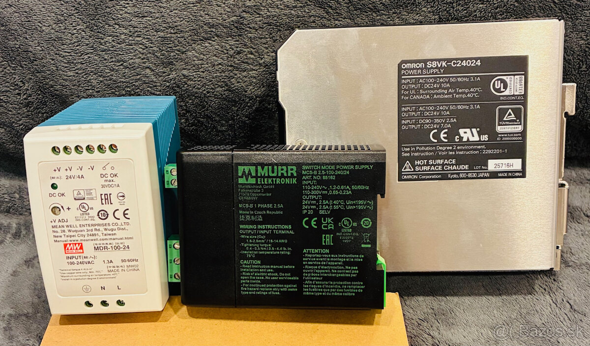 Nové zdroje MURR, OMRON, MEAN WELL - 10