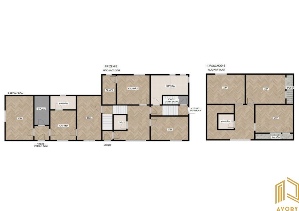 DVOJDOM, GARÁŽ, HOS. BUDOVA na pozemku 1140m² SENICA-KUNOV. - 10