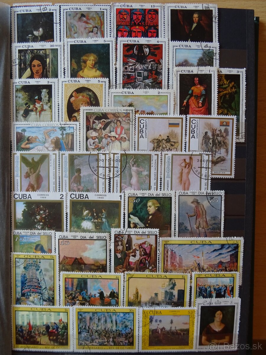 Pekná zbierka známok UMENIE 2 - 10
