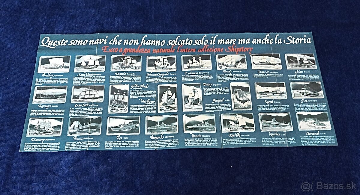 Investičné striebro-tehličky-sada Slávne lode-70te roky-962g - 10